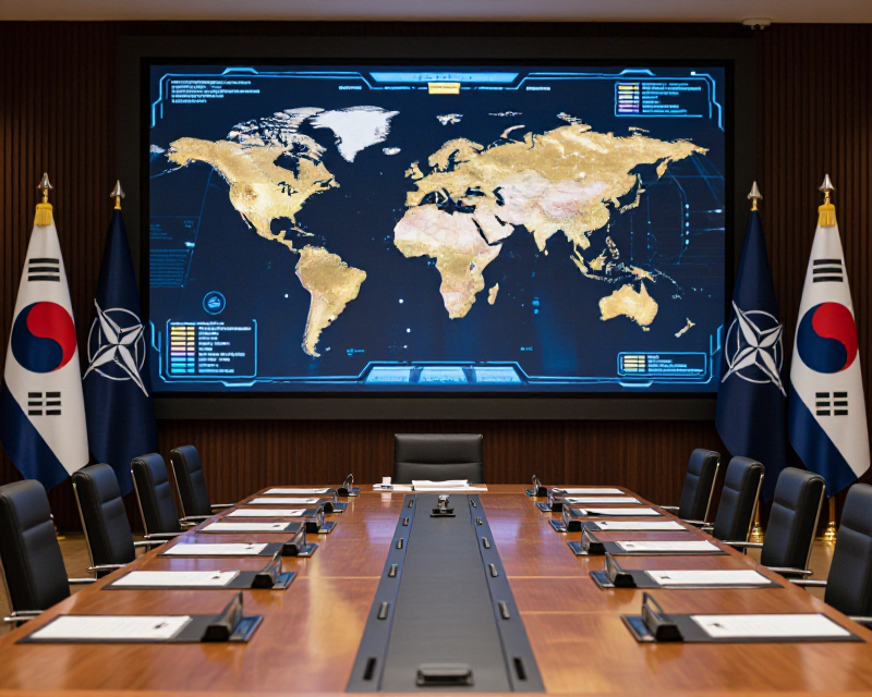 Diplomatic Summit Atmosphere