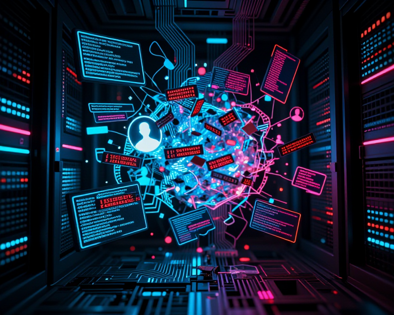 Cybersecurity Breach Concept