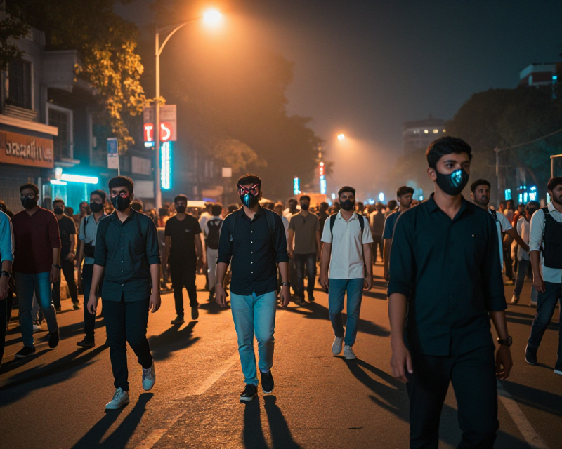 Symbolic Protest in New Delhi