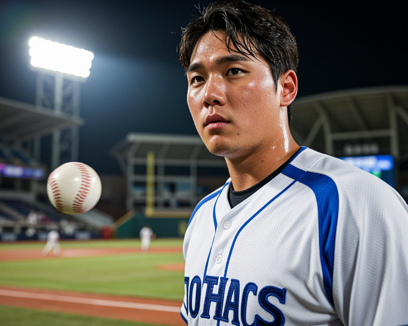 South Korean Baseball Player