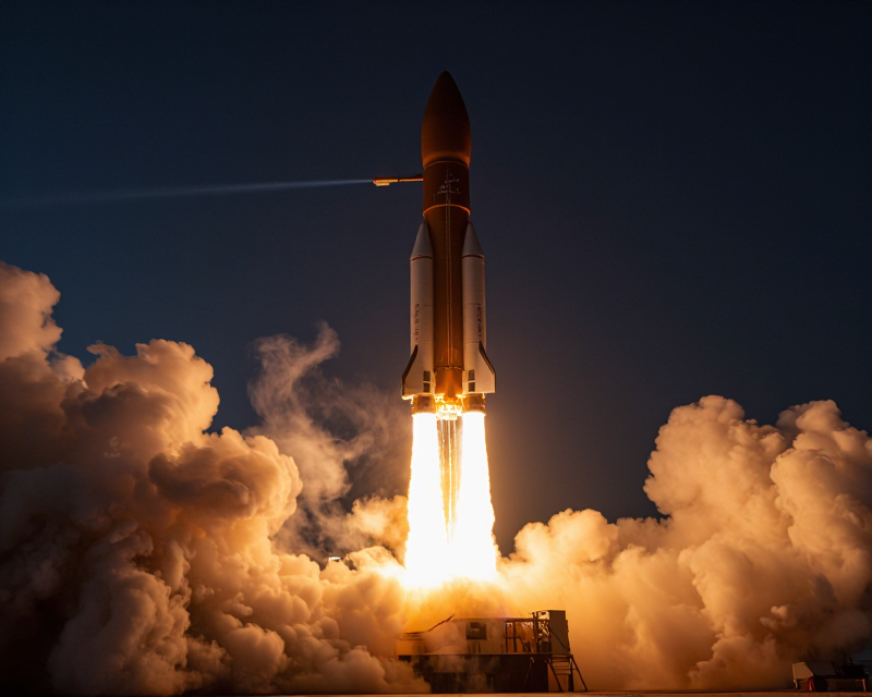 Cinematic Rocket Launch
