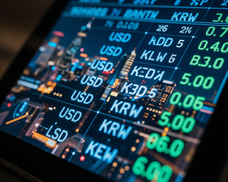 Digital Currency Exchange Display