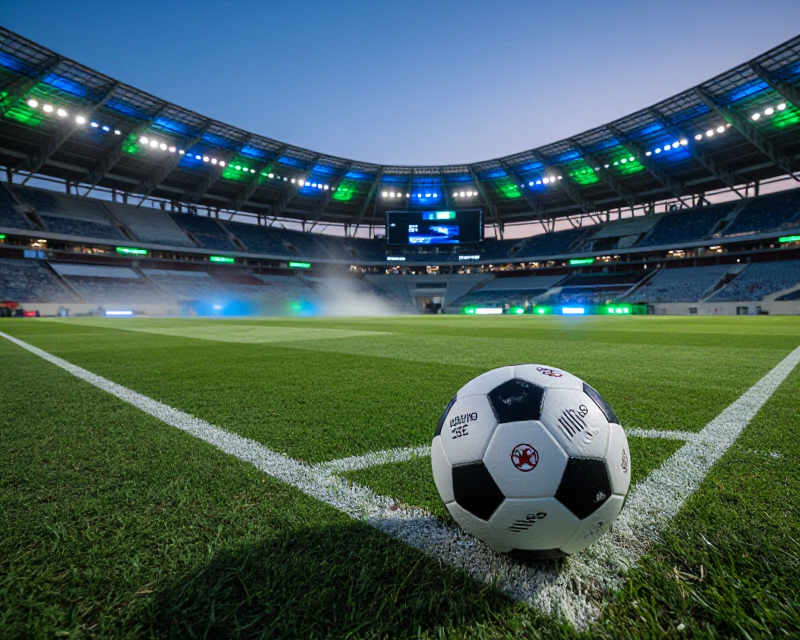 Seoul World Cup Stadium at Night