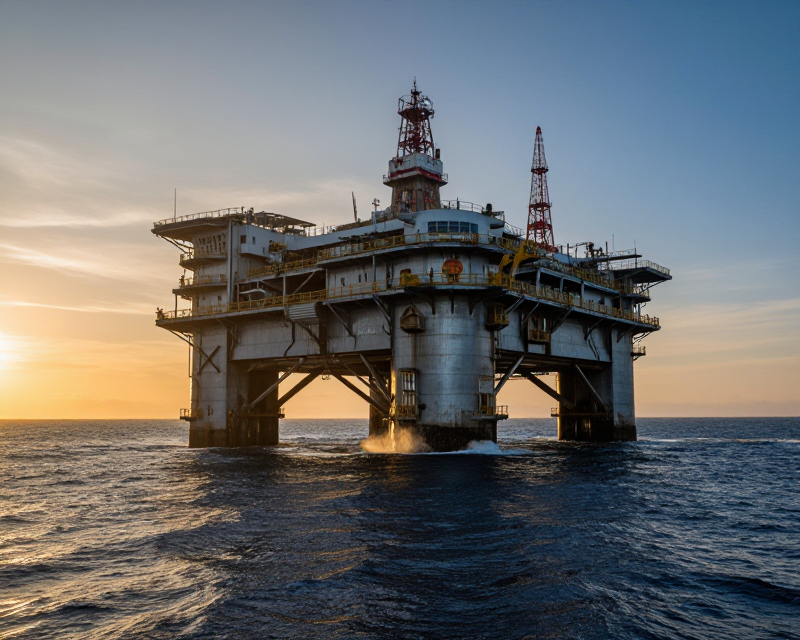 Offshore Oil Platform in Vietnam