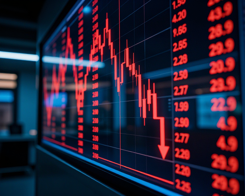 Market Volatility Concept