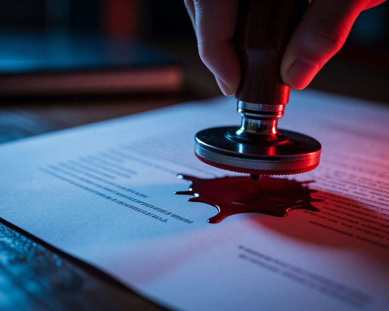 Forged Document Concept