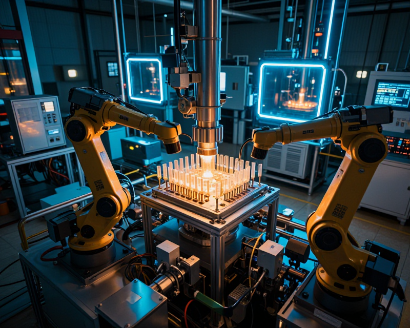 Futuristic Semiconductor Plant