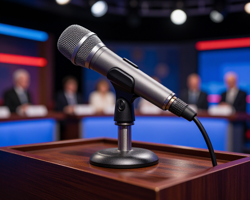 Political Debate Atmosphere