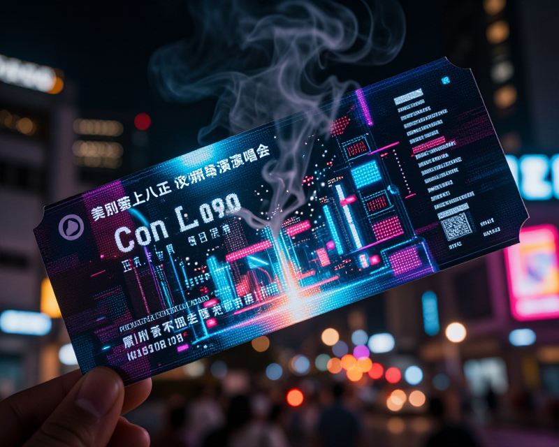 Digital Ticket Fraud Concept