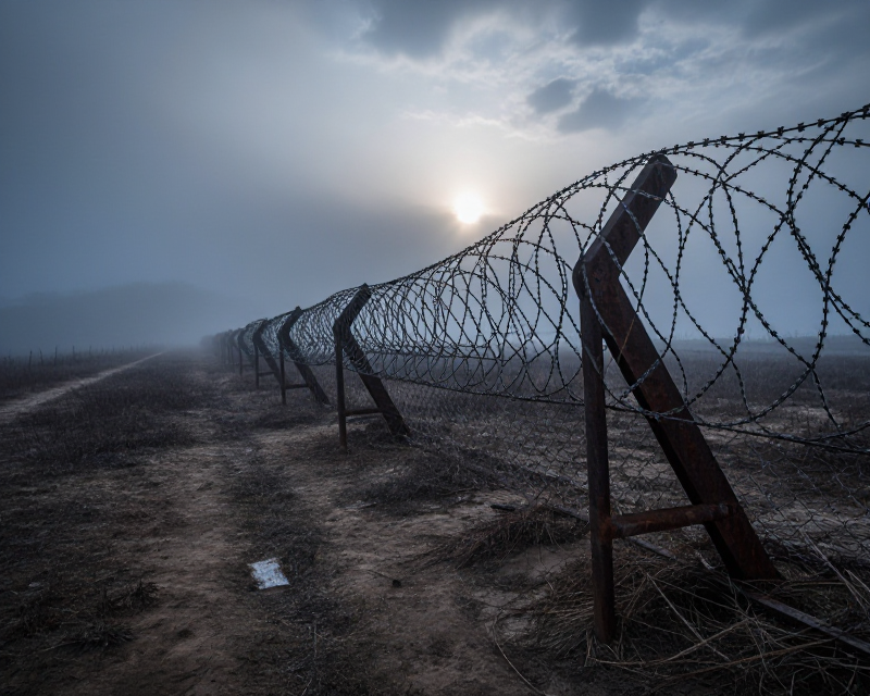 Tense Korean Border Atmosphere