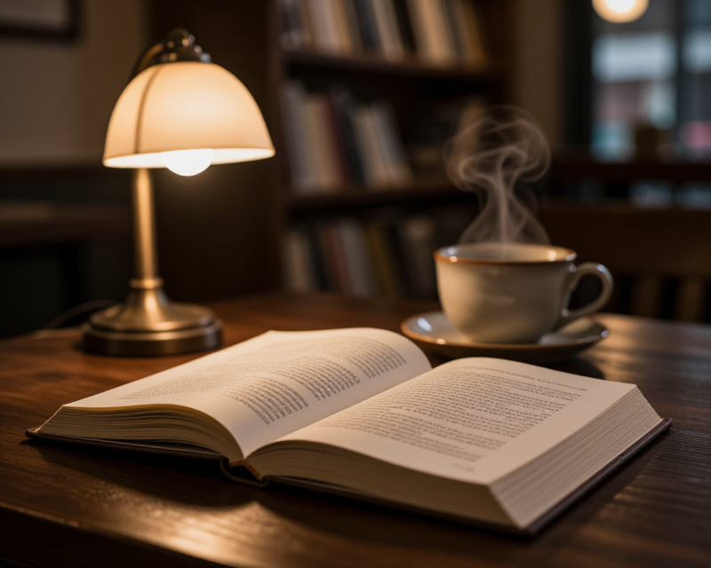 A peaceful reading space